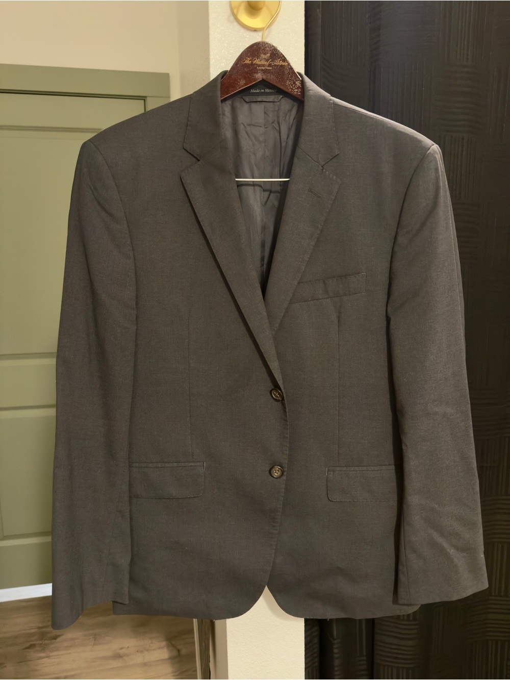 Ralph Lauren Men's Charcoal Two-Button Sport Coat